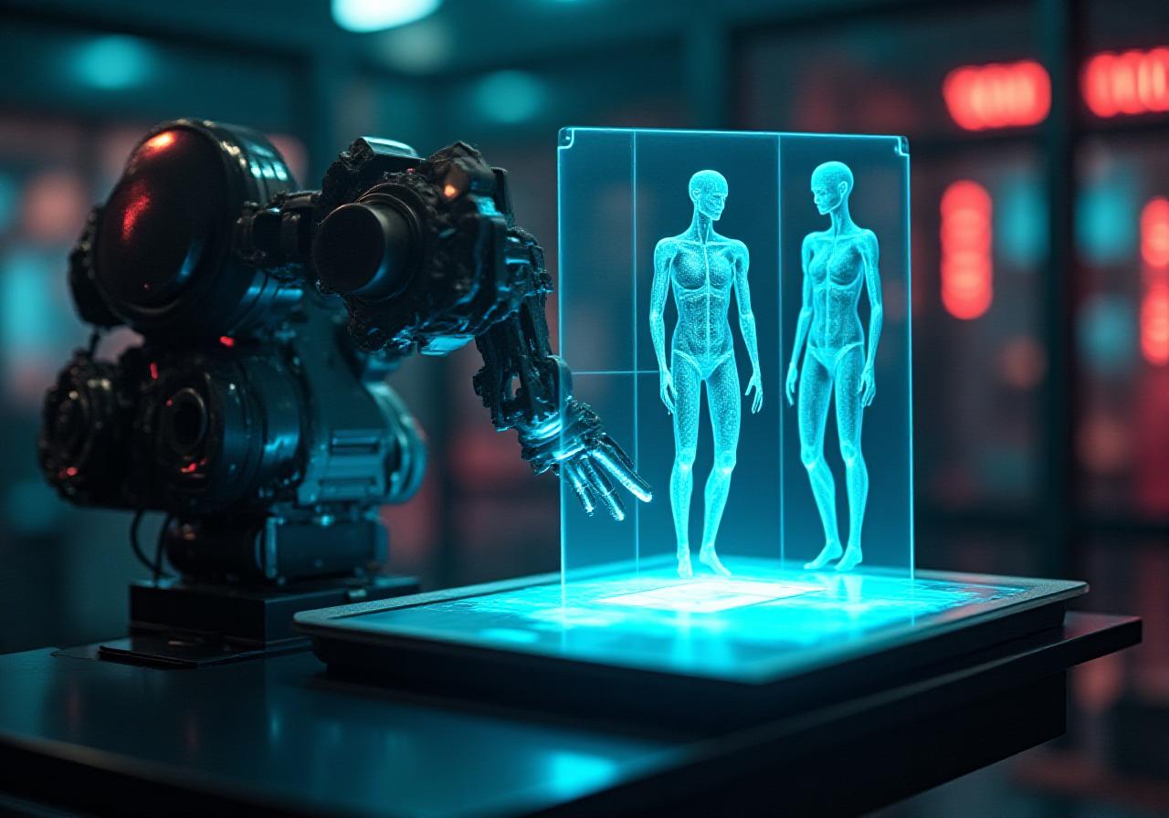 高度なロボット工学の設計図とデジタルツインの可視化